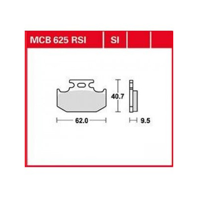 Garnituri frână TRW MCB625RSI