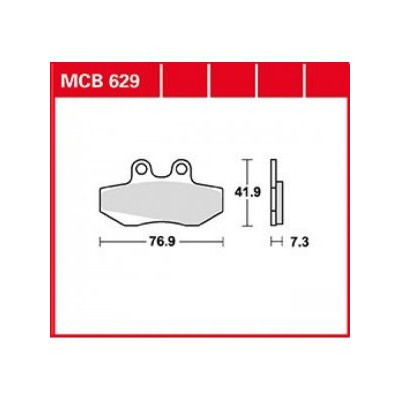 Garnituri frână TRW MCB629