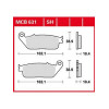Garnituri frână TRW MCB631SH