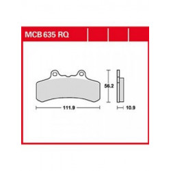Garnituri frână TRW MCB635RQ