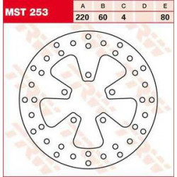 PLĂCUȚE FRÂNĂ SPATE/FAȚĂ TRW-LUCAS MST253 PLĂCUȚE FRÂNĂ SPATE/FAȚĂ TRW-LUCAS MST253