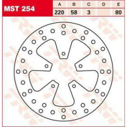 Plăcuțe frână față TRW-LUCAS MST254 Plăcuțe frână față TRW-LUCAS MST254
