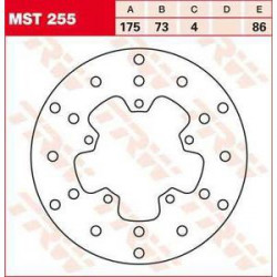 PLĂCUȚE FRÂNĂ SPATE TRW-LUCAS MST255