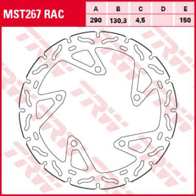 Plăcuțe frână față TRW-LUCAS MST267RAC Plăcuțe frână față TRW-LUCAS MST267RAC