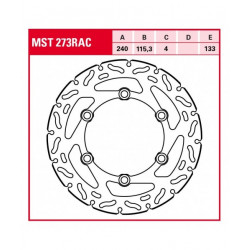 Plăcuțe frână față TRW-LUCAS MST273RAC