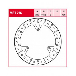 PLĂCUȚE FRÂNĂ SPATE TRW-LUCAS MST276