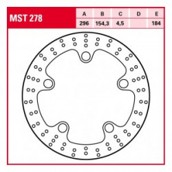 Plăcuțe frână față TRW-LUCAS MST278 Plăcuțe frână față TRW-LUCAS MST278