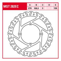 Plăcuțe frână față TRW-LUCAS MST282EC Plăcuțe frână față TRW-LUCAS MST282EC