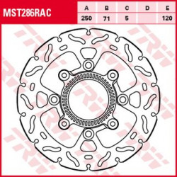 PLĂCUȚE FRÂNĂ SPATE TRW-LUCAS MST286RAC