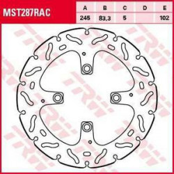 Plăcuțe frână față TRW-LUCAS MST287RAC Plăcuțe frână față TRW-LUCAS MST287RAC