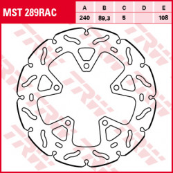 PLĂCUȚE FRÂNĂ SPATE TRW-LUCAS MST289RAC