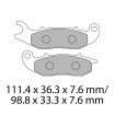Garnituri frână FERODO FDB2242P Garnituri frână FERODO FDB2242P thumb