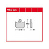Garnituri frână TRW MCB636