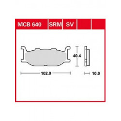 Garnituri frână TRW MCB640