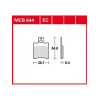 Garnituri frână TRW MCB644
