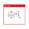 Garnituri frână TRW MCB649