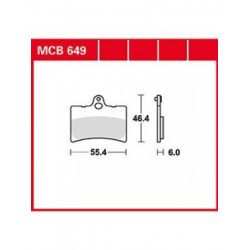 Garnituri frână TRW MCB649