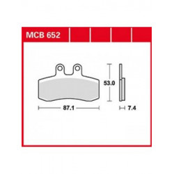 Garnituri frână TRW MCB652