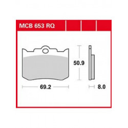 Garnituri frână TRW MCB653RQ