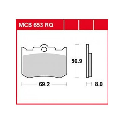 Garnituri frână TRW MCB653RQ