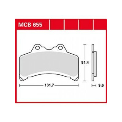 Garnituri frână TRW MCB655
