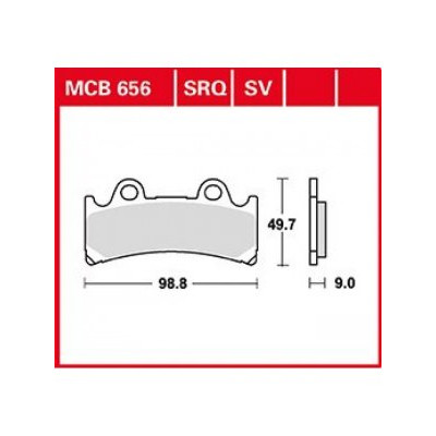 Garnituri frână TRW MCB656SV