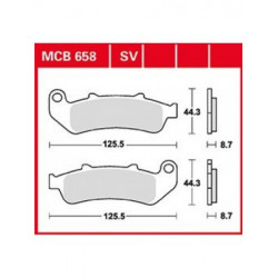 Garnituri frână TRW MCB658