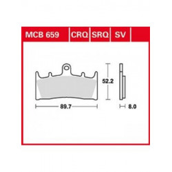 Garnituri frână TRW MCB659CRQ Garnituri frână TRW MCB659CRQ