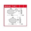 Garnituri frână TRW MCB662SH thumb