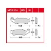 Garnituri frână TRW MCB574SI Garnituri frână TRW MCB574SI thumb