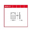 Garnituri frână TRW MCB577 thumb