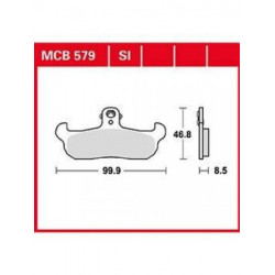 Garnituri frână TRW MCB579SI