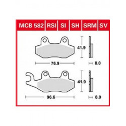 Garnituri frână TRW MCB582SRM
