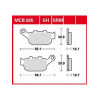 Garnituri frână TRW MCB585SRM