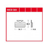 Garnituri frână TRW MCB589