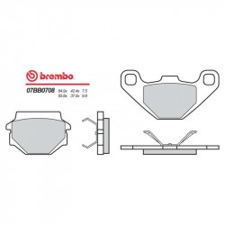 Garnituri frână originale BREMBO 07BB0708