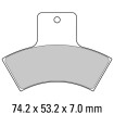 Garnituri frână FERODO FDB2121SG Garnituri frână FERODO FDB2121SG thumb