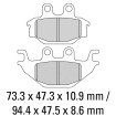 Garnituri frână FERODO FDB2184SG Garnituri frână FERODO FDB2184SG thumb
