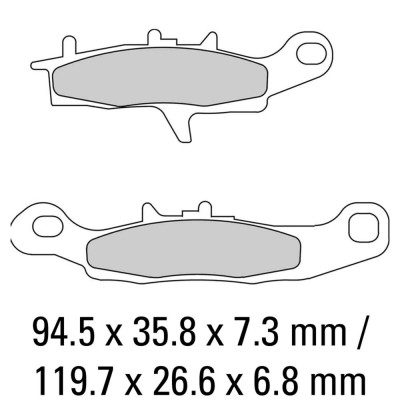 Garnituri frână FERODO FDB2188SG