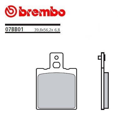 Garnituri frână originale BREMBO 07BB0106