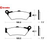 Garnituri frână originale BREMBO 07BB0390