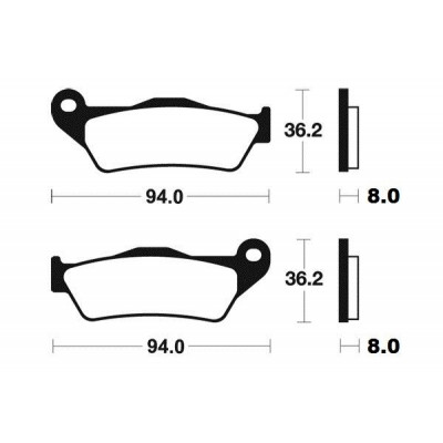 Garnituri frână BREMBO 07BB04SP Garnituri frână BREMBO 07BB04SP