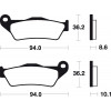 Garnituri frână originale BREMBO 07BB2809