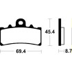Garnituri frână BREMBO 07GR18SA thumb