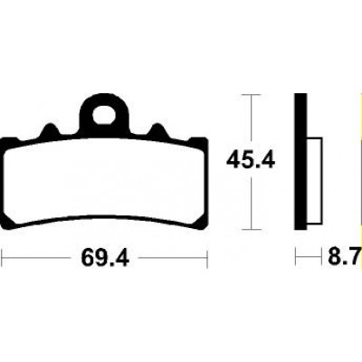 Garnituri frână BREMBO 07GR18SA Garnituri frână BREMBO 07GR18SA