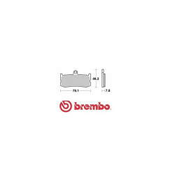 Garnituri frână BREMBO 07GR06SA Garnituri frână BREMBO 07GR06SA