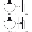 Garnituri frână originale BREMBO 07HD0614 thumb