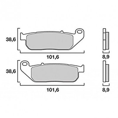 Garnituri frână BREMBO 07HD13SA