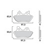 Garnituri frână BREMBO 07HD16SA Garnituri frână BREMBO 07HD16SA thumb