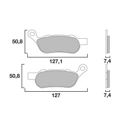 Garnituri frână BREMBO 07HD07SP